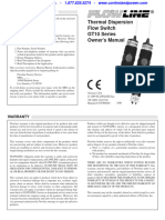 GT10 Thermal Dispersion Flow Switch Manual 