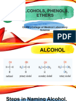 CHEM111 Alcohol, Phenol, Ether