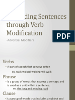 Expanding Sentences Through Verb Modification - PPTX Filename UTF-8''Expand