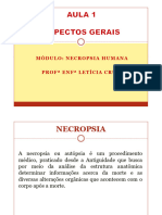 Aula 1 - Aspectos Gerais - Necropsia Humana