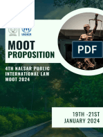 Moot Propostition - 4th NALSAR UNHCR PIL Moot Court Competition