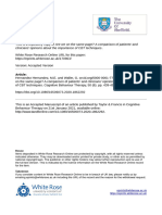 EH - Patients and Clinicians Opinions - Final CBT