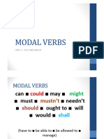 Unit 2 Simple Modals