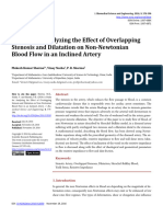 A Study For Analyzing The Effect of Overlapping Stenosis and Dilatation On Non-Newtonian Blood Flow in An Inclined Artery