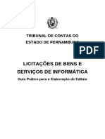 Licitações de Bens e Serviços de Informática