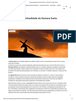 A Espiritualidade Da Semana Santa - Diocese de Santo André