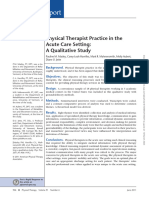 ARTG - 2011 - PT Practice in Acute Care Setting