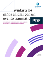 Como Ayudar A Los Ninos A Lidiar Con Un Evento Traumatico