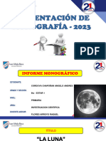 Diapositivas de La Monografia La Luna