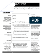 MLA Formatting Guide