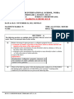 MS PB-1 Set B Chem Grade 12 Question Paper - 2022-23