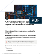 4.7 Fundamentals of Computer Organisation and Architecture