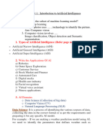 Part B Unit 1 AI Introduction and Domain