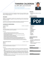 Darwin Santamaria Calderon CV PMP