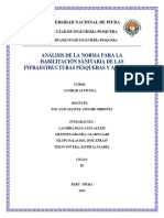 Análisis de La Norma para La Habilitación Sanitaria de Las Infraestructuras Pesqueras y Acuícolas