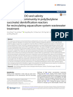 The Impact of DO and Salinity On Microbial Community