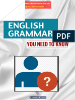 English Grammar You Need To Know