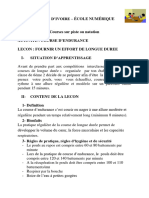 6ème EPS - Léçon 1 - Fournir Un Effort de Longue Durée