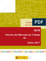 Informe Del Mercado de Trabajo De, Oohv%Dohduv: Observatorio de Las Ocupaciones