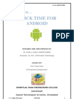 Seminar Report On Android