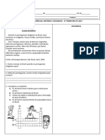 Avaliação História, Geografia e Ciencias - 4ºano