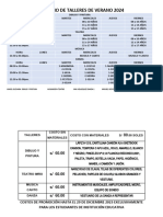 Horario Verano 2024