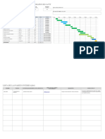 Gantt Chart Excel