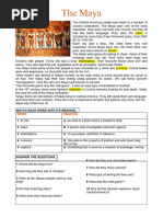 The Maya Reading Activity - 151463