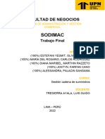 Trabajo Sobre Cadena de Suministros - Sodimac