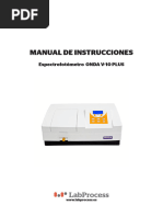 MANU - Espectrofotometro Onda V - Plus