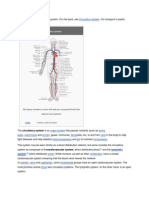 Circulatory System Vascular Tissue