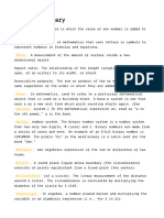 Math Dictionary For EASA Module 1 Study