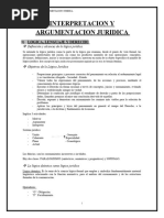 Interpretacion y Argumentacion Juridica