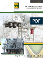 Concrete Batch Plant Stationary Portable TM 12 Tilt Mixer Brochure