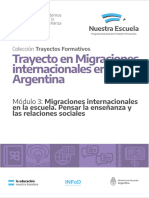 TMIA-Modulo3 Curso 3. Migraciones Internacionales en La Escuela. Pensar La Enseñanza y Las Relaciones Sociales