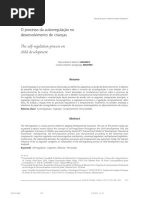 O Processo Da Autorregulação No Desenvolvimento de Crianças