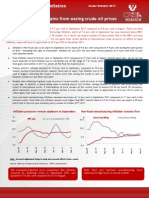 Economy First Cut Inflation - October 2011