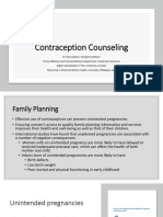 Contraception Counseling