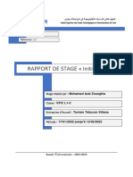 RAPPORT DE STAGE Initiation : Département: STIC Référence: L1