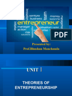 Theories of Entrepreneurship (14.8.23)