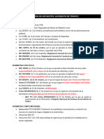 Normativa y Diligencias Accidentes Tráfico (Supuestos Prácticos Policial Local)