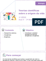 Aula 9 - Teorias Científicas Sobre A Origem Da Vida