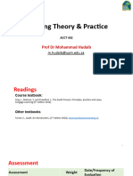 1 ACCT 441 Auditing Theory & Practice - Introduction