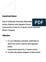 Study of R-L-C Series Circuit