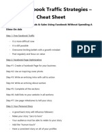 Free Facebook Traffic Strategies - Cheat Sheet