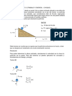 Trabajo y Energia Choque Problema 3