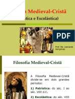 Patristica e Escolastica (Filosofia Medieval-Cristã)