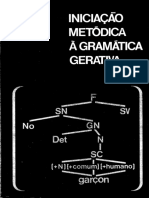 15 Nique (1974) Iniciação Metódica A Gramática Gerativa