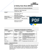 Material Safety Data Sheet (MSDS) - GEO Drilling Fluids, Inc.