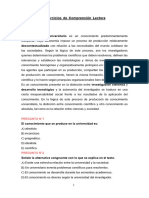 Ejercicios de Comprensión Lectora para Universitarios